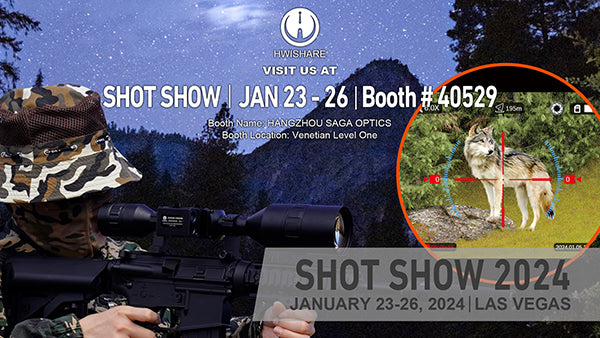 Shot Show Booth 40529 Exclusive Invitation - Experience Full Color Night Hunting Optics