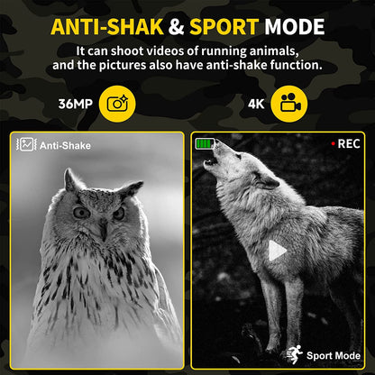 4K Night Vision Goggles Binoculars 3'' Large Screen