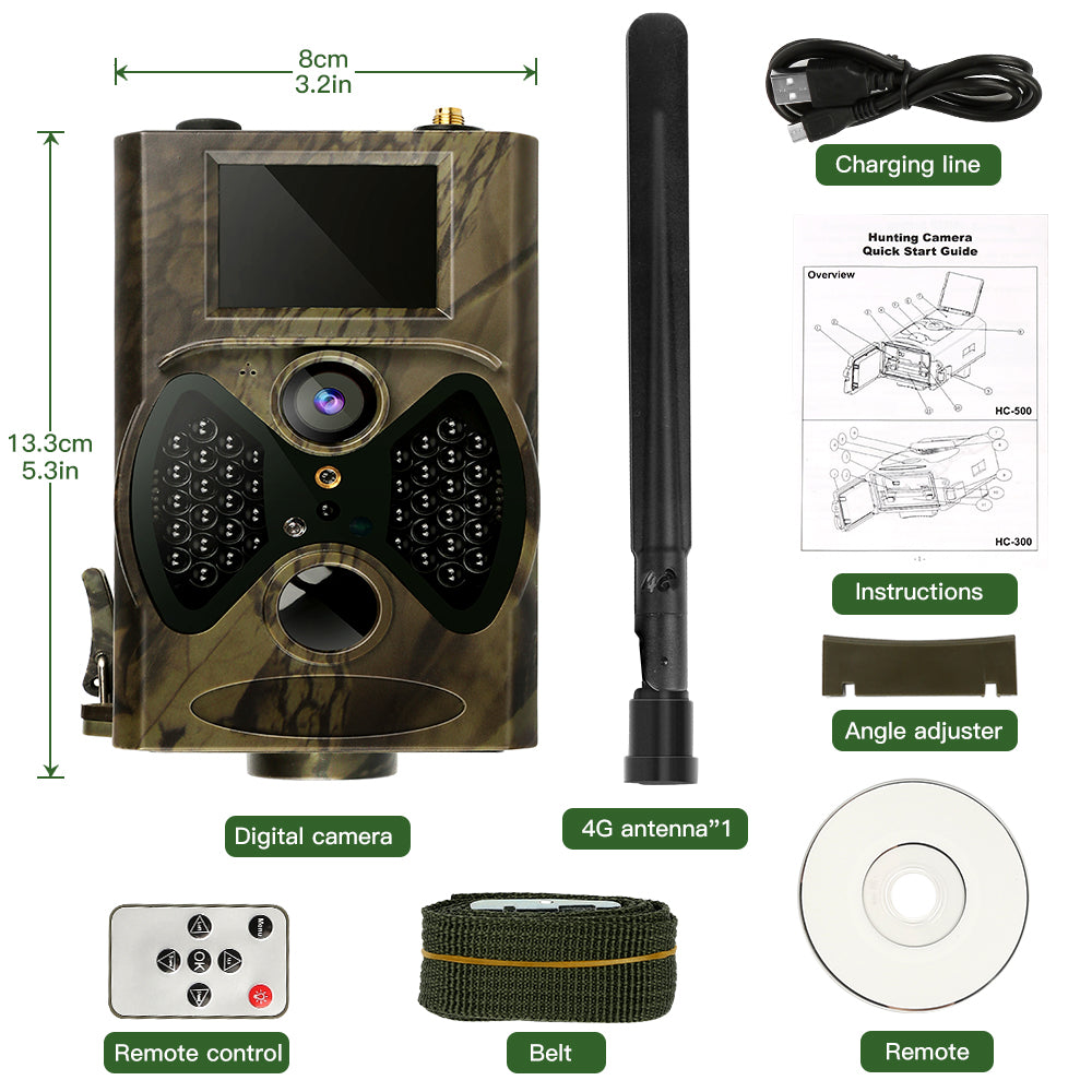 Taking Trail Camera 36MP 1080P Night Photo Video Multifunction Outdoor Huntings Animal Observation Monitor Hunting Camera