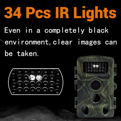 Outdoor 1080P Cellular Trail Cameras Wild Trap Game Night Vision Hunting Security Wireless Waterproof Motion Activated