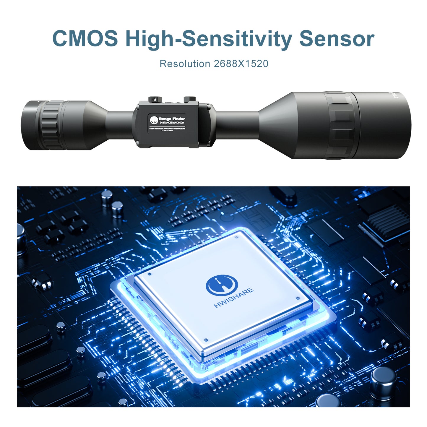 TWILITE Rifles Scope HD 2K Digital Night Vision Scope for Hunting